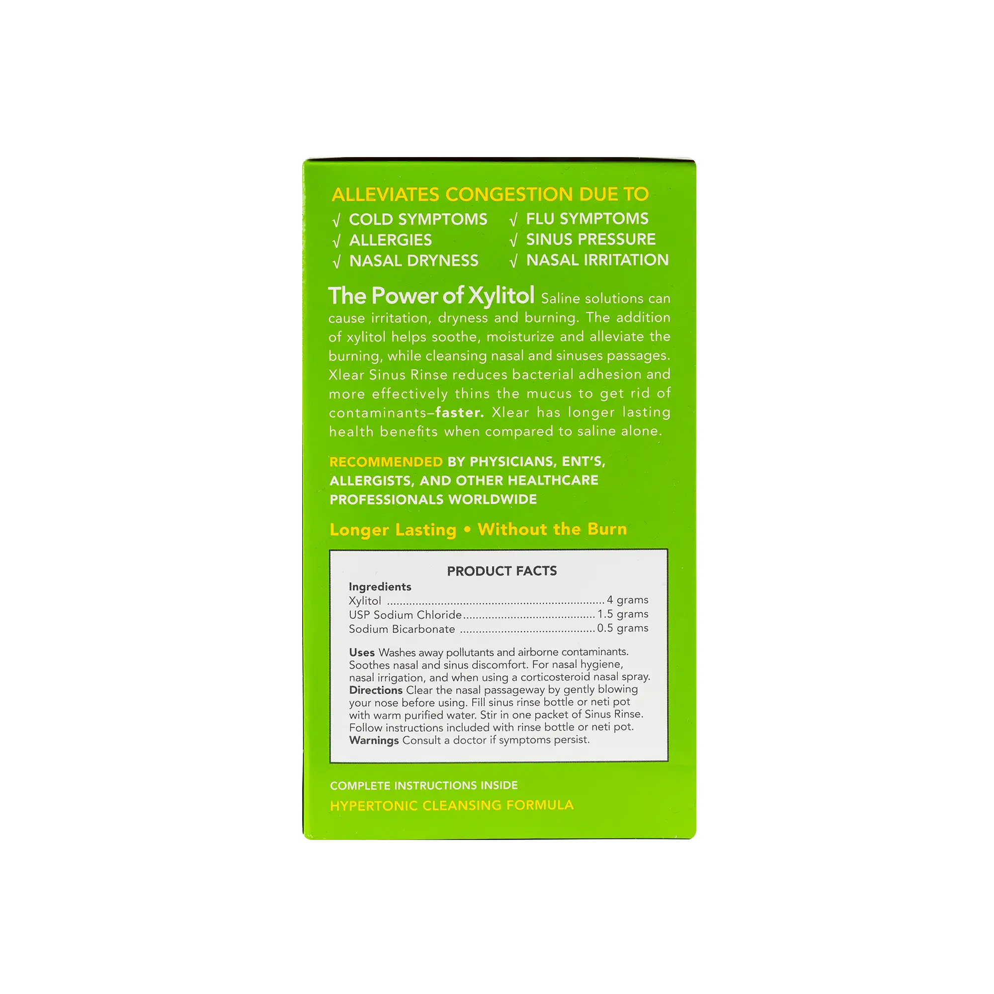 XLEAR NATURAL SINUS RINSE 6GM X 50 PACKETS