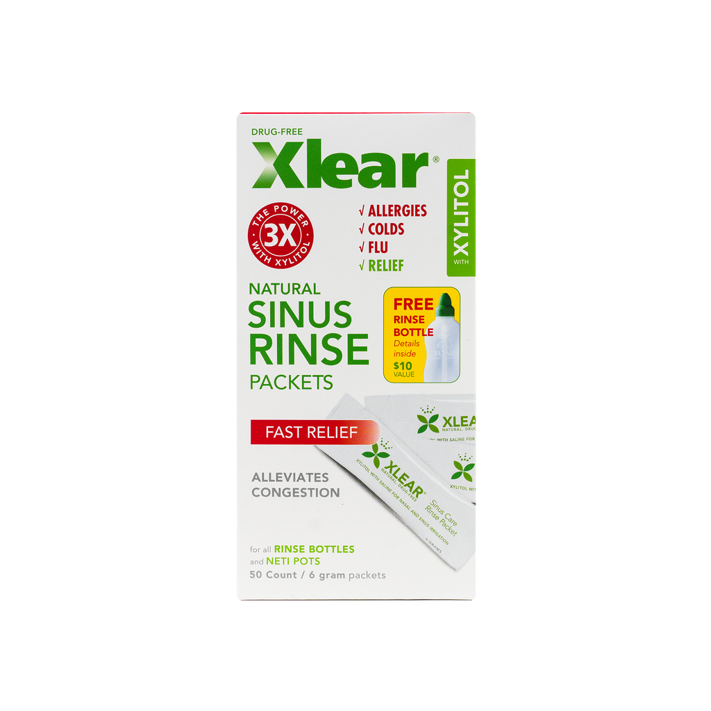 XLEAR NATURAL SINUS RINSE 6GM X 50 PACKETS