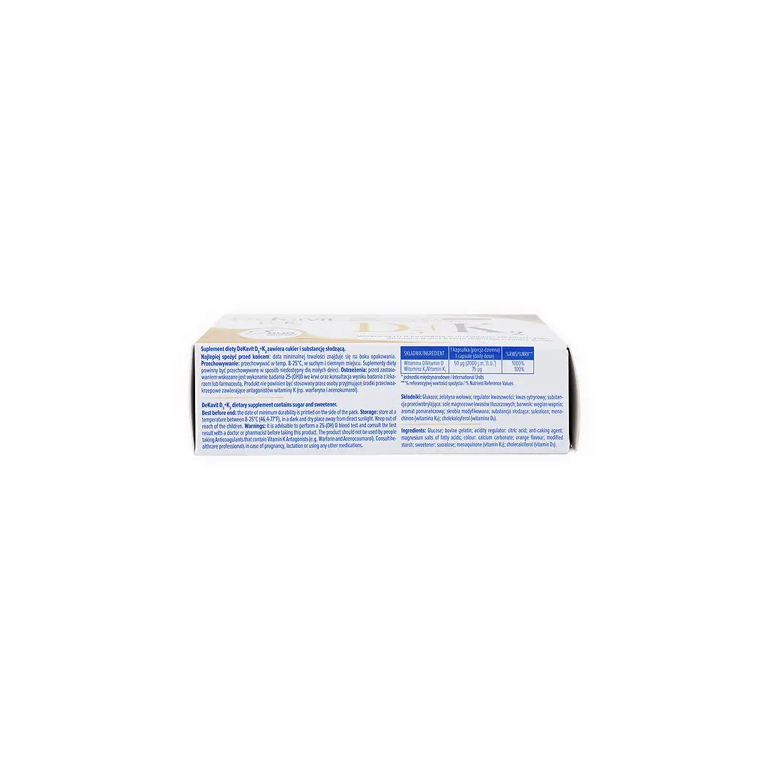 DEKAVIT D3+K2 30 CAPSULES