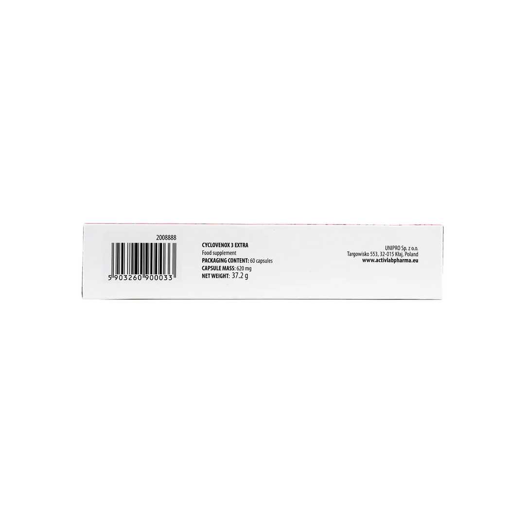 50031-Activlab Pharma Cyclovenox 3 Extra 60 Capsules-Light Legs +1