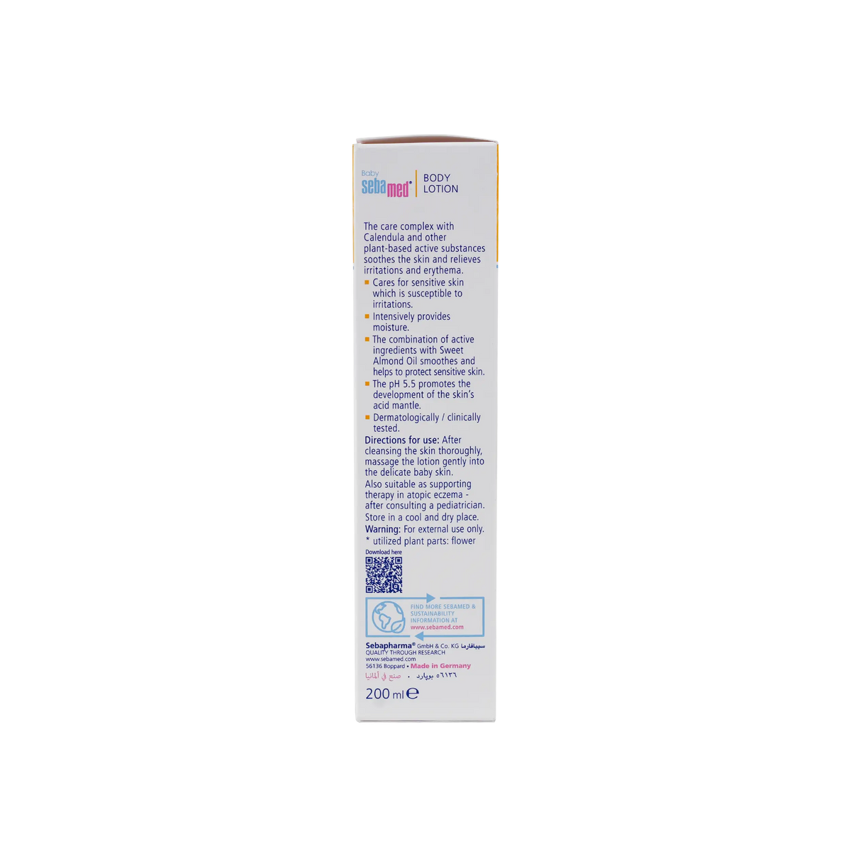 50036-Sebamed Baby Body Lotion With Calendula(5%) 200ml +1