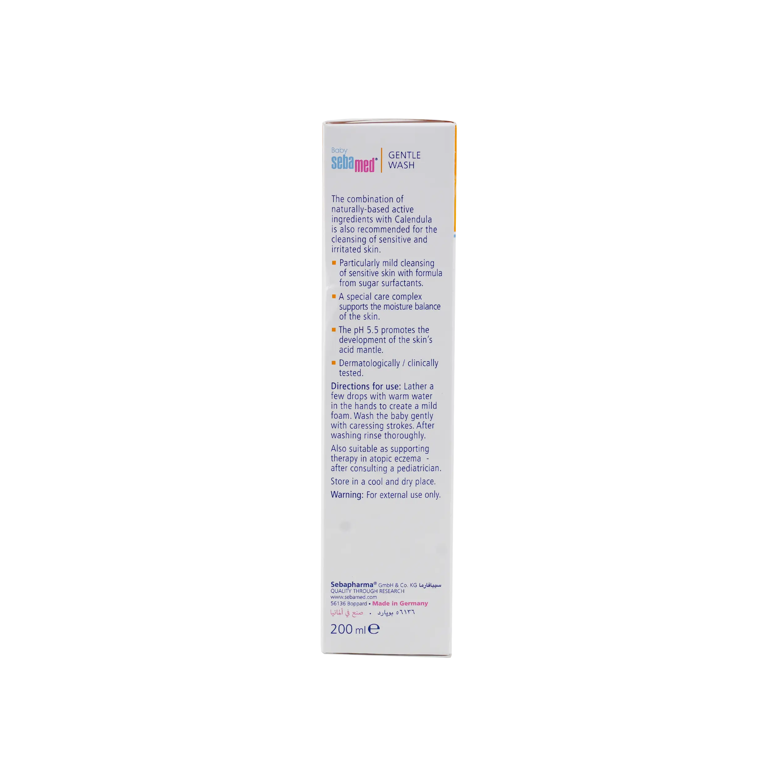 Sebamed Baby Gentle Wash With Calendula 200ml