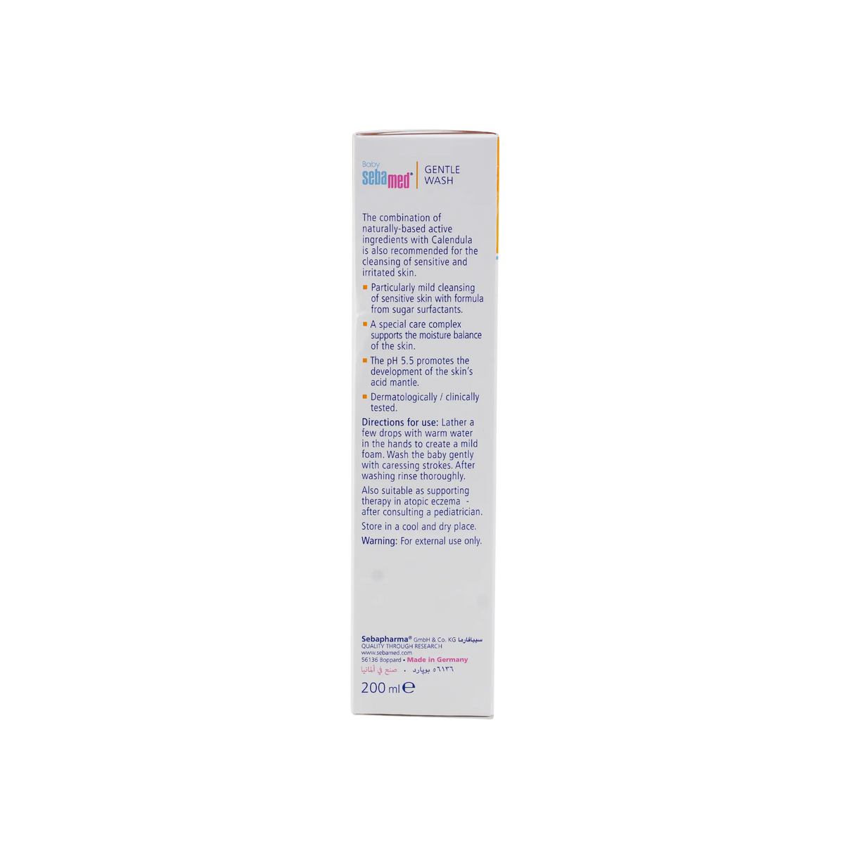 50037-Sebamed Baby Gentle Wash With Calendula 200ml +1