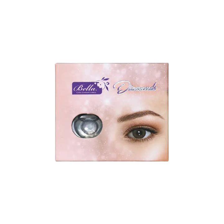 50044-Bella Diamond Color Monthly Lenses - Silver Mist +3