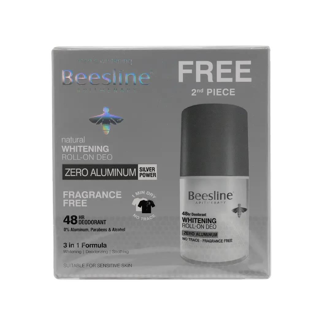 BEESLINE OFFER-WHITENING ROLL ON DEO 48H ZERO ALUMINUM (1 + 1)
