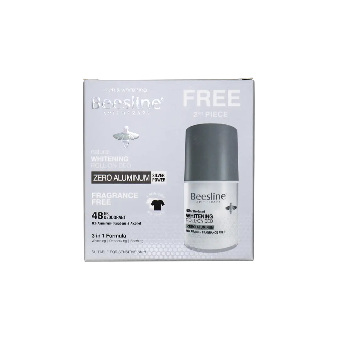 BEESLINE OFFER-WHITENING ROLL ON DEO 48H ZERO ALUMINUM (1 + 1)