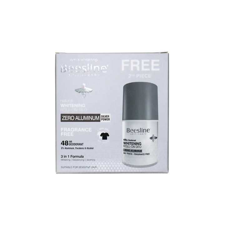 50051-Beesline Offer-Whitening Roll On Deo 48H Zero Aluminum (1+1) +1