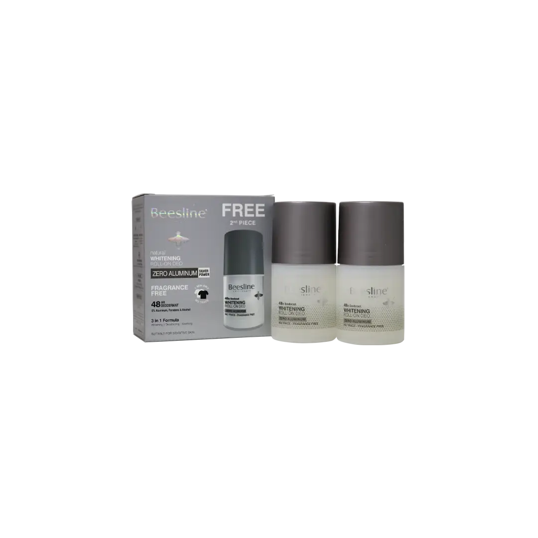 50051-Beesline Offer-Whitening Roll On Deo 48H Zero Aluminum (1+1)