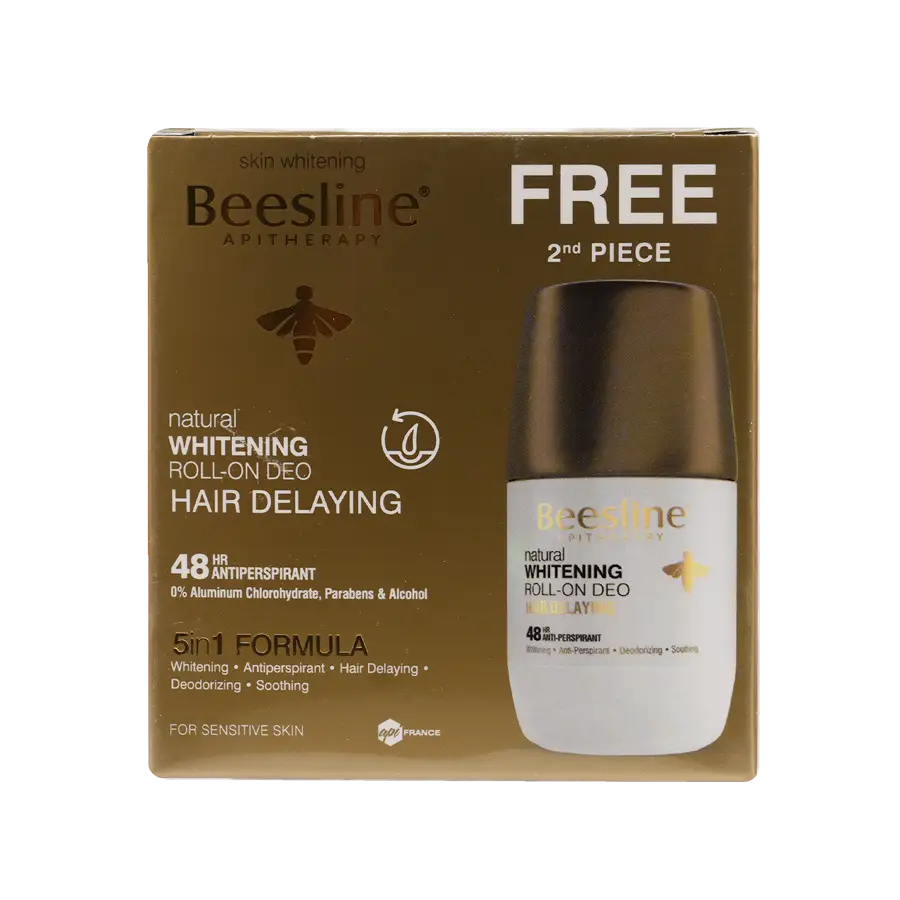 BEESLINE OFFER-WHITENING ROLL ON DEO 48H HAIR DELAYING(1 + 1)