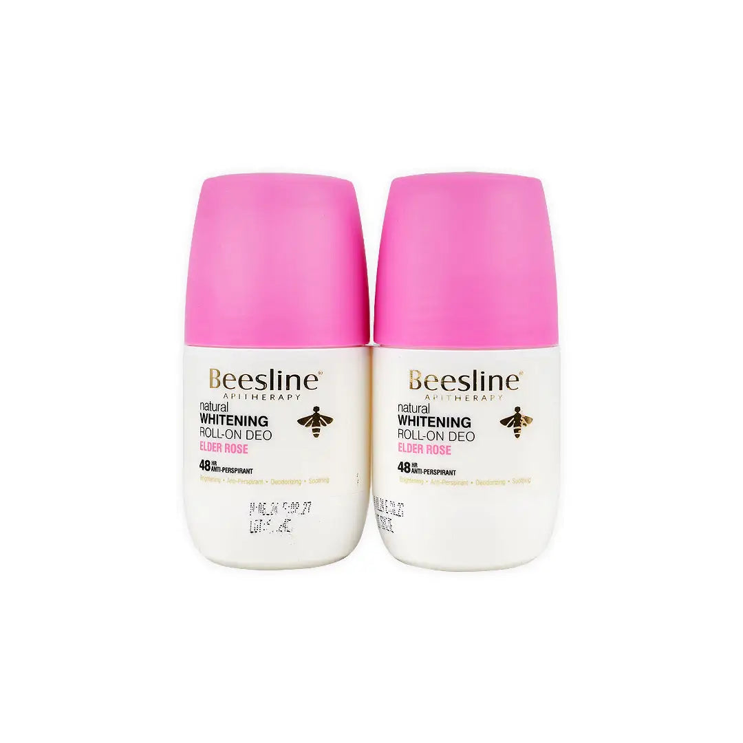 BEESLINE OFFER-WHITENING ROLL ON DEO 48H ELDER ROSE (1+1)