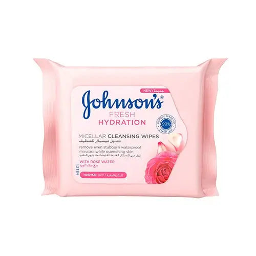 50057-Johnson's Fresh Hydration Wipes 25Pcs