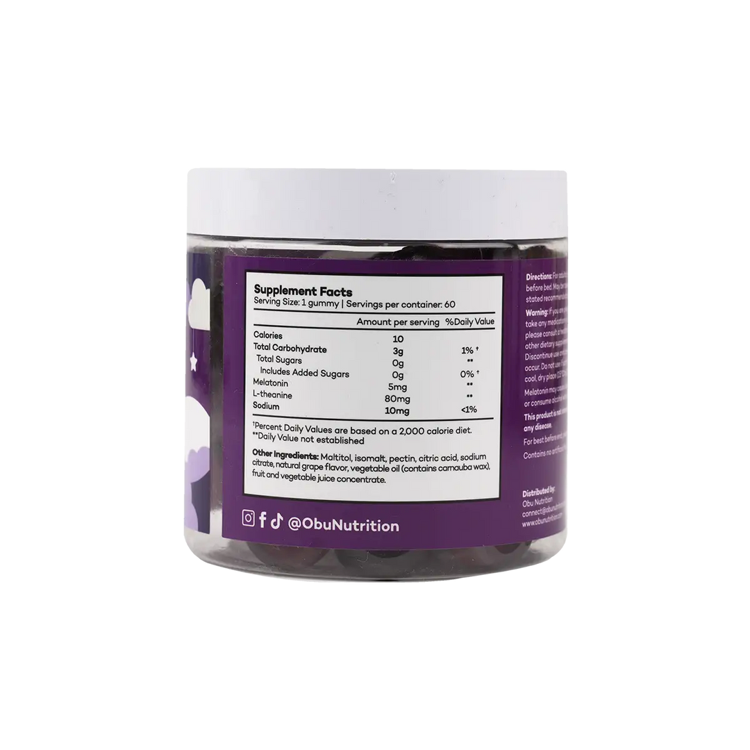 50080-OBU Extra Strength Sleep Grape Flavor 60 Gummies +1