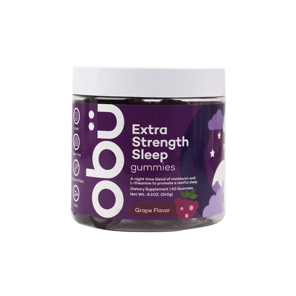 OBU EXTRA STRENGTH SLEEP GRAPE FLAVOR 60 GUMMIES