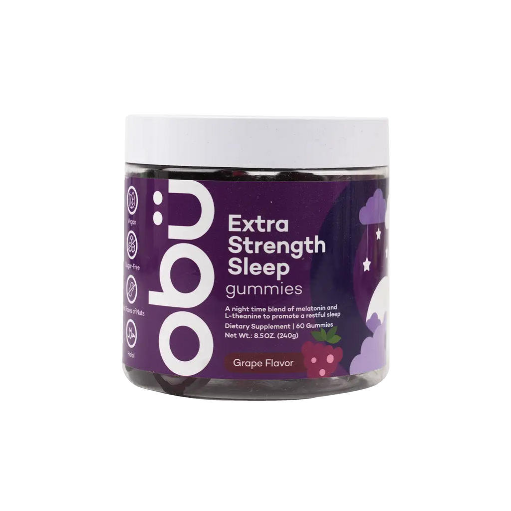 OBU EXTRA STRENGTH SLEEP GRAPE FLAVOR 60 GUMMIES