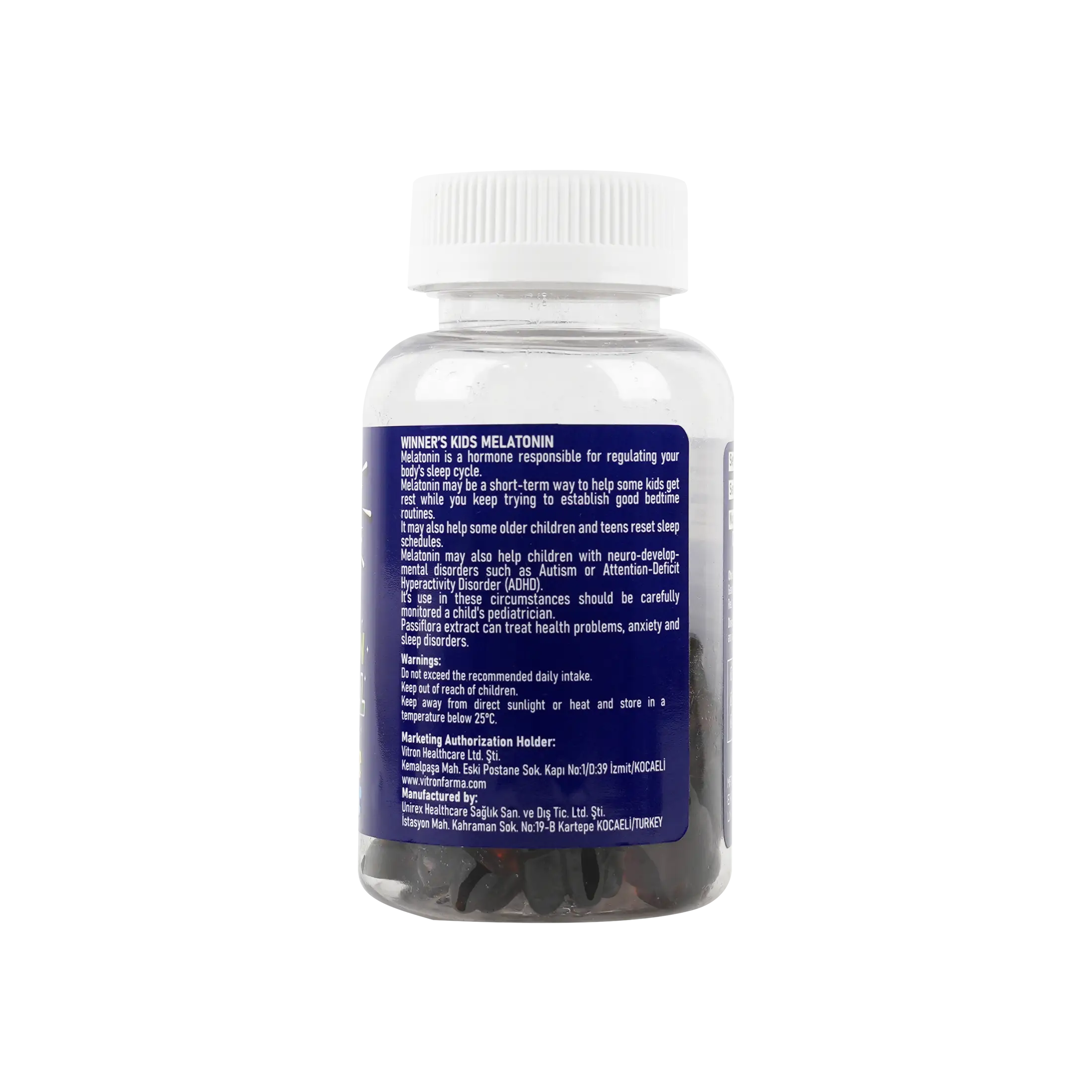 VITRON MELATONIN SLEEP WELL 2MG CHILDREN 30 GUMMIES