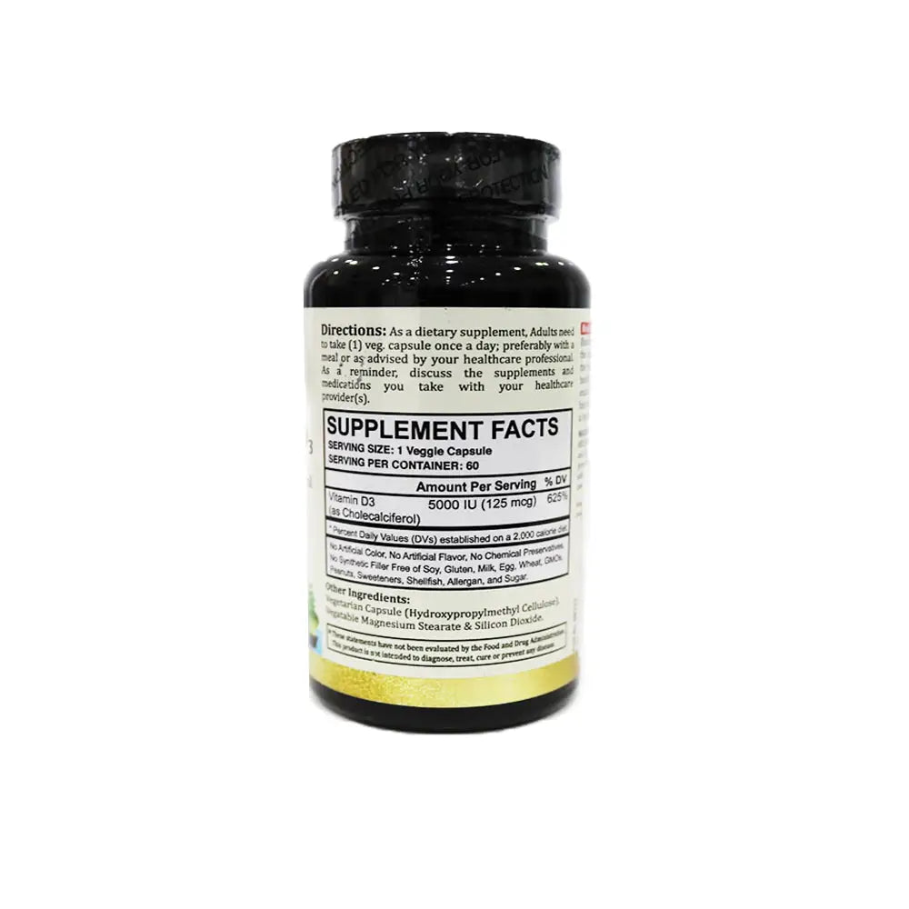50091-Biobolics Vitamin D3 5000Iu 60 Veg.Capsules +1
