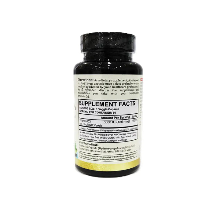 50091-Biobolics Vitamin D3 5000Iu 60 Veg.Capsules +1