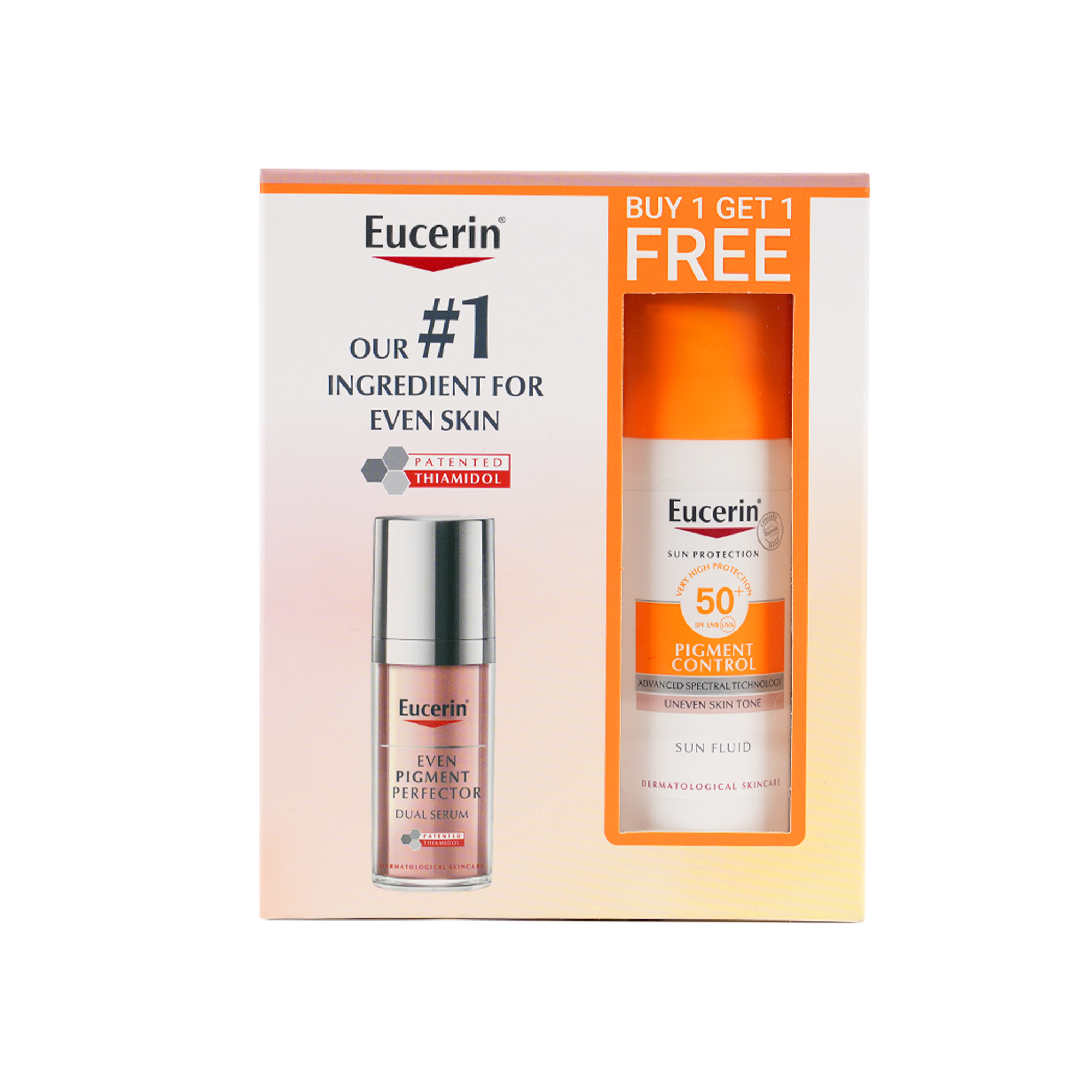 Eucerin Even Pigment Dual Serum 30ml + Sun Fluid 50ml Offer