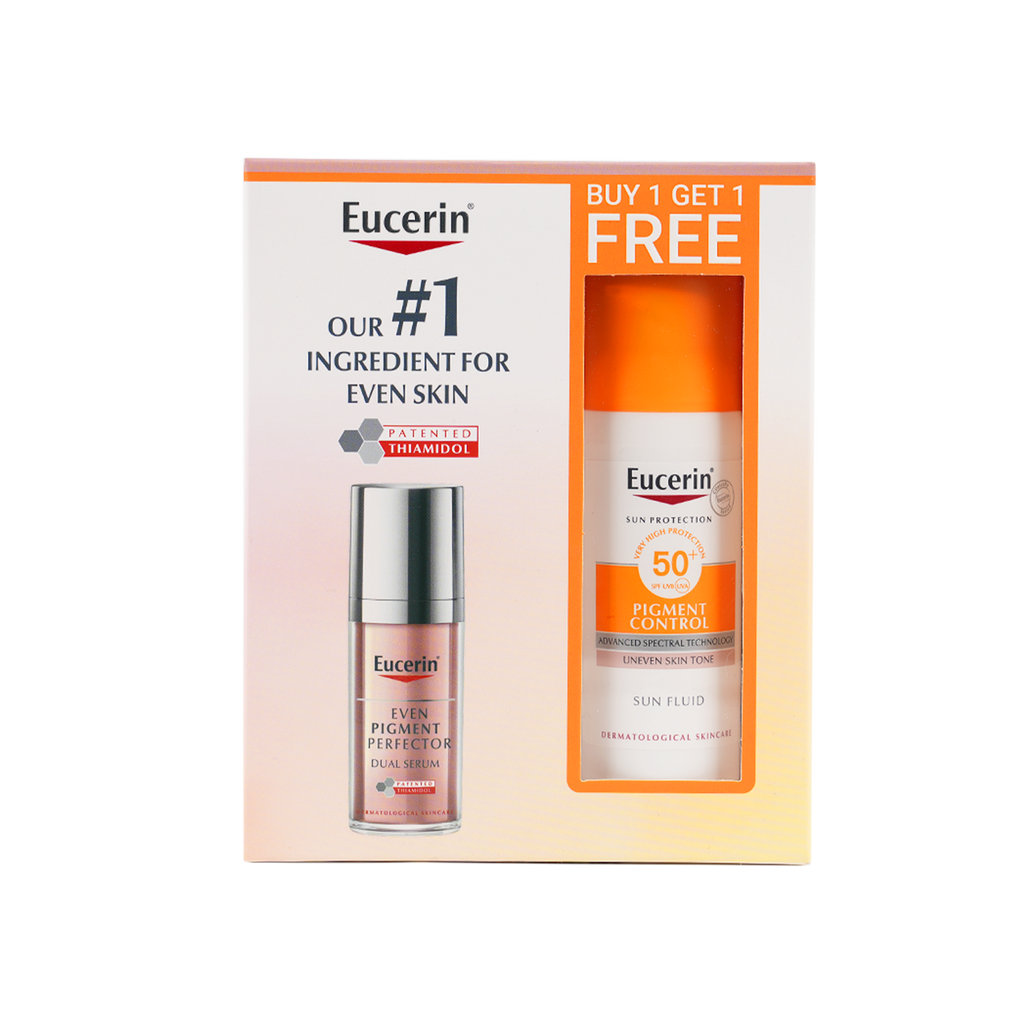 Eucerin Even Pigment Dual Serum 30ml + Sun Fluid 50ml Offer