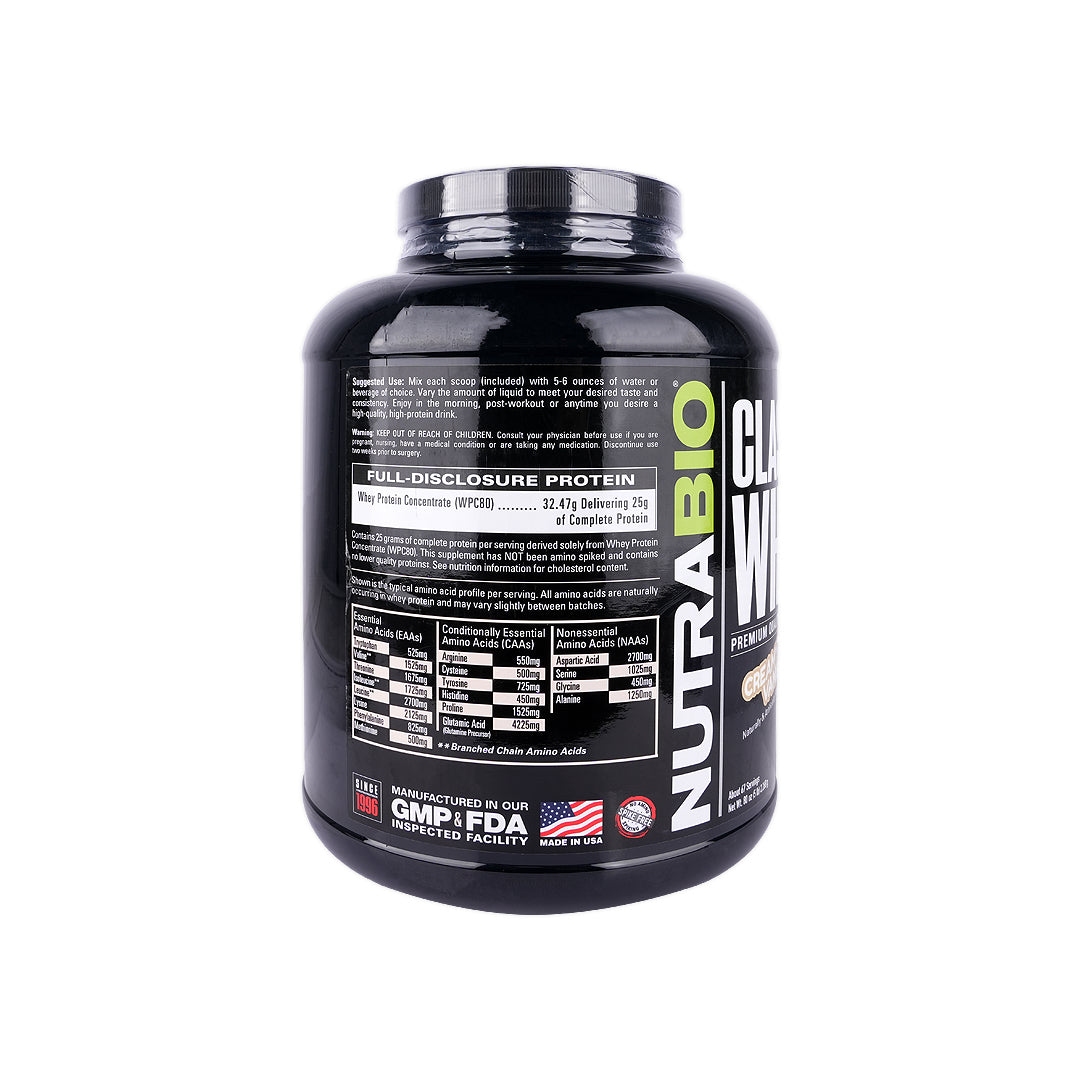 Nutrabio Classic Whey Creamy Vanilla 5Lb (2.268G) +1