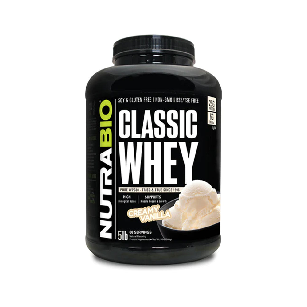 NUTRABIO CLASSIC WHEY CREAMY VANILLA 5LB (2.268G)