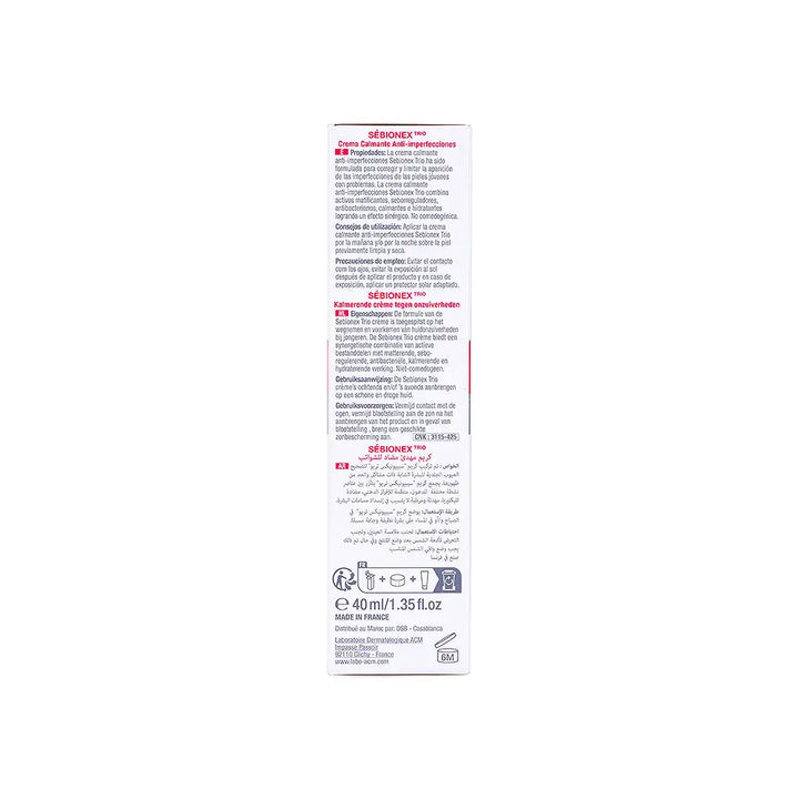 50150-Acm Sebionex Trio Anti-Imperfection Soothing Cream 40ml +6