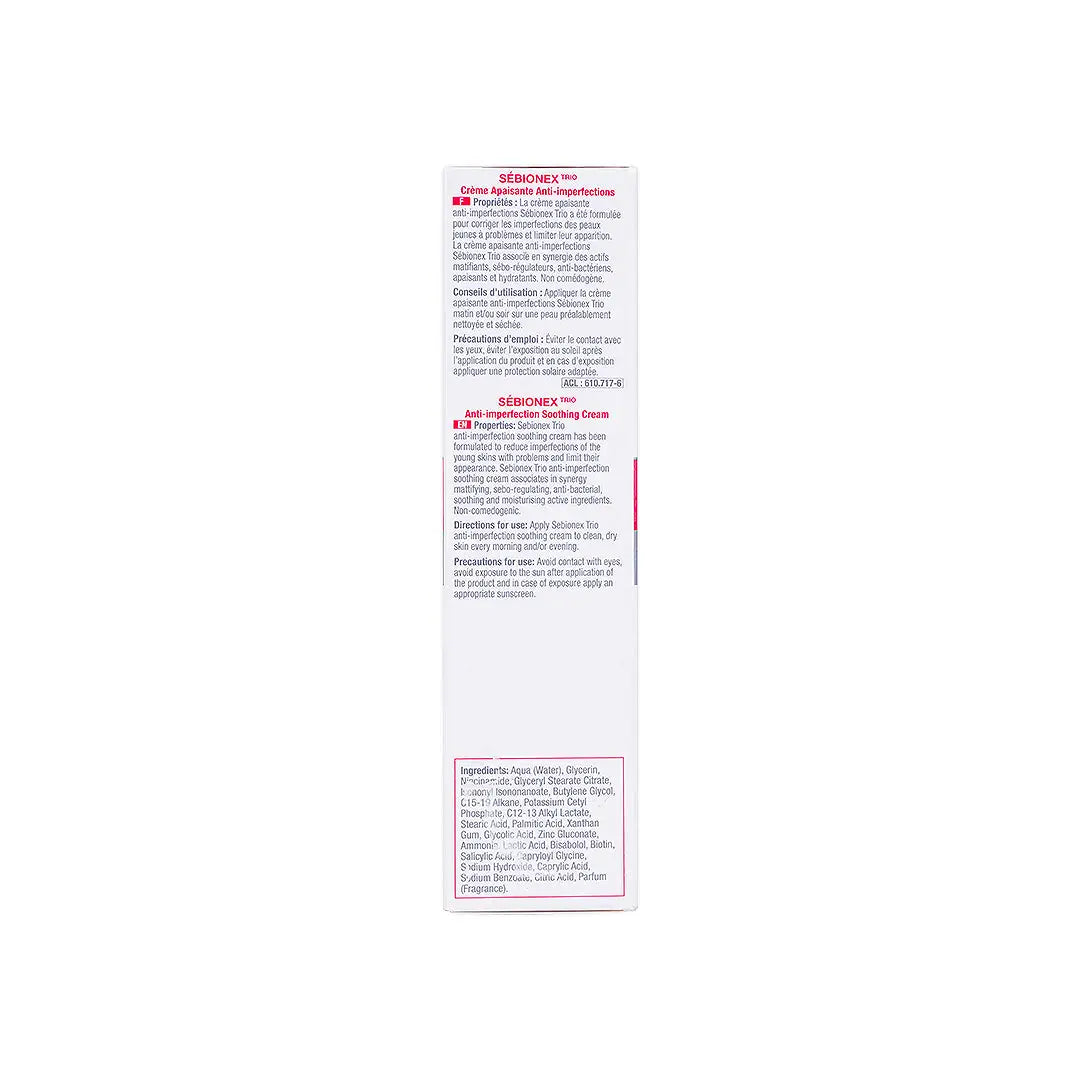Acm Sebionex Trio Anti-Imperfection Soothing Cream 40ml +5