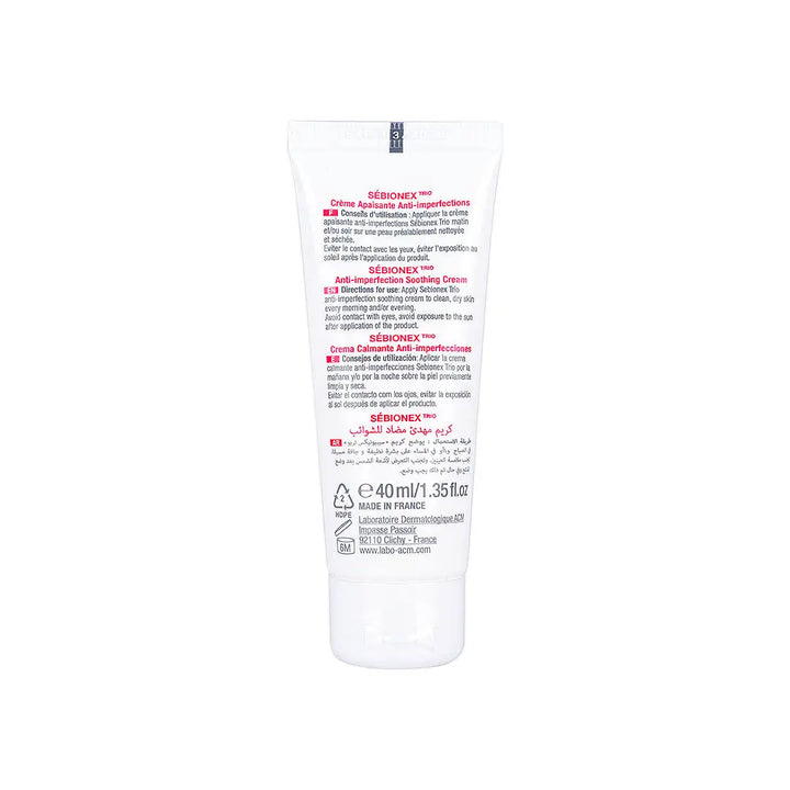 50150-Acm Sebionex Trio Anti-Imperfection Soothing Cream 40ml +3