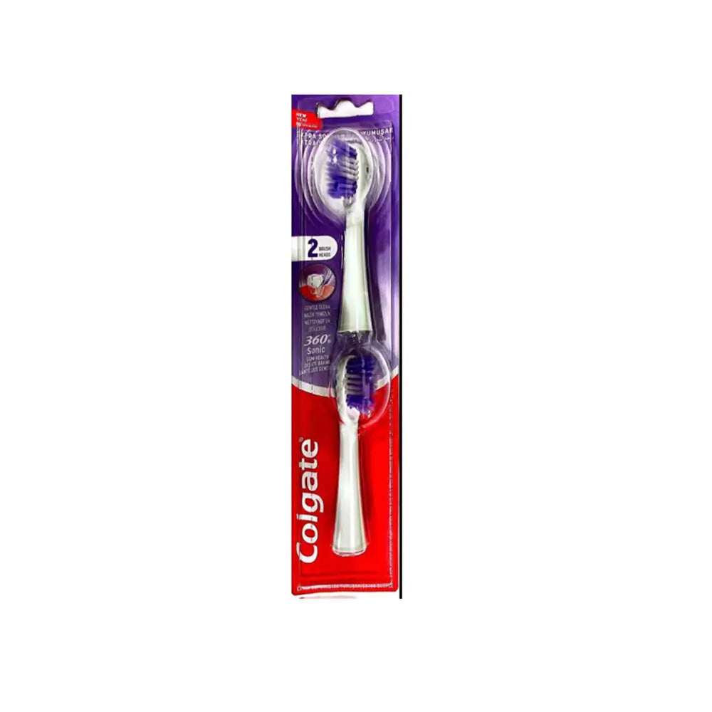 COLGATE 360 SONIC GUM HEALTH 2 HEAD REFILLS - EXTRA SOFT*