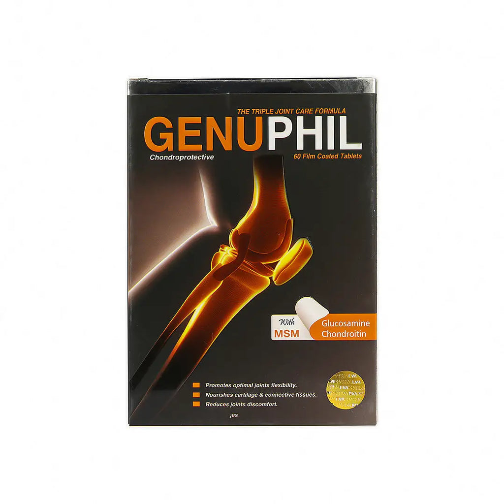 GENUPHIL (GLUCOSAMINE CHONDROITIN) 60 FILM COATED TABLETS