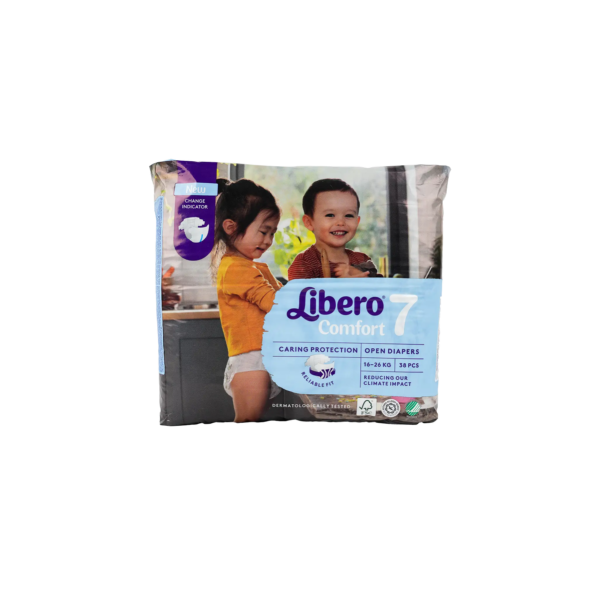 50164-Libero Comfort No.7 (16-26Kg) 38Pcs
