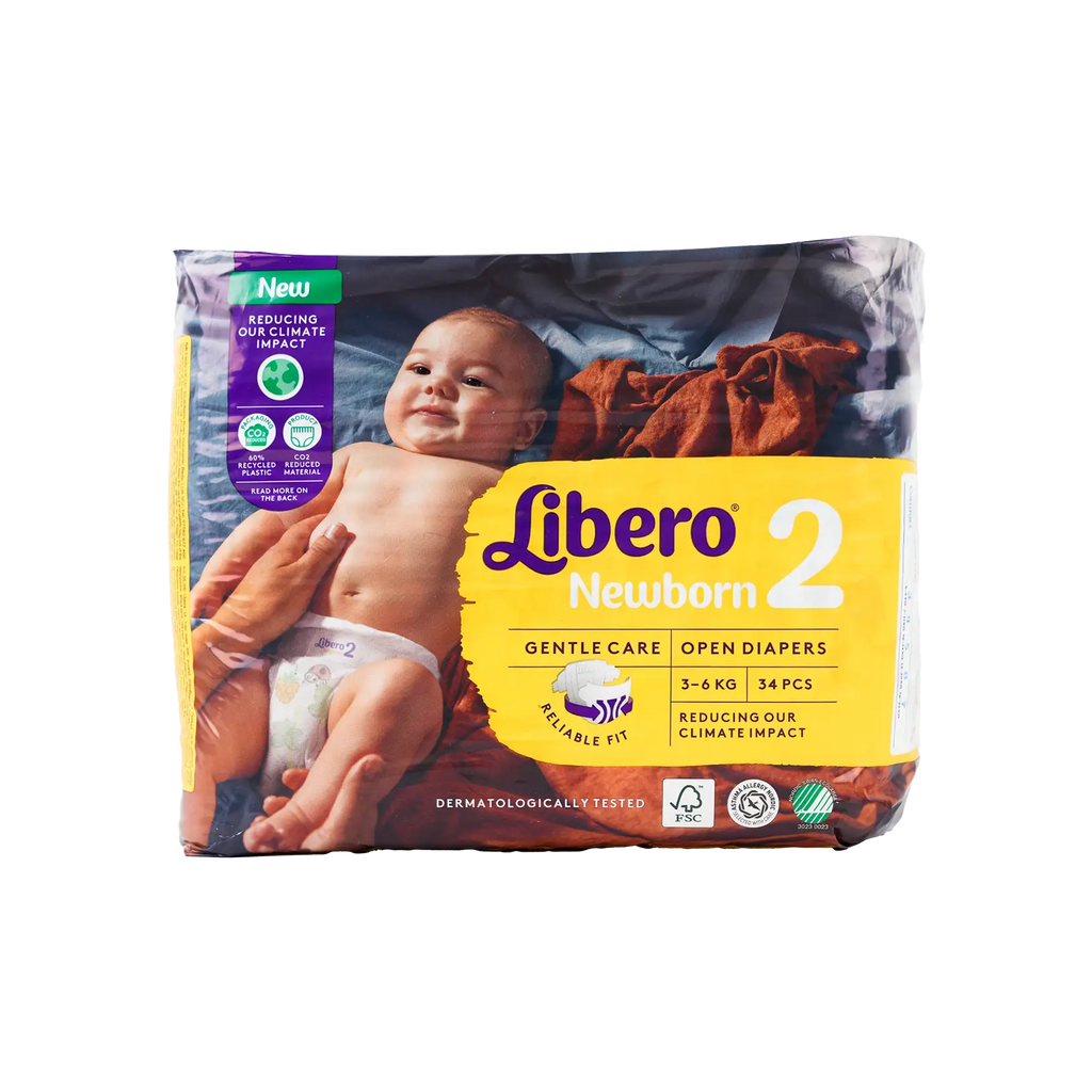 Libero Newborn No.2 (3-6Kg) 34Pcs