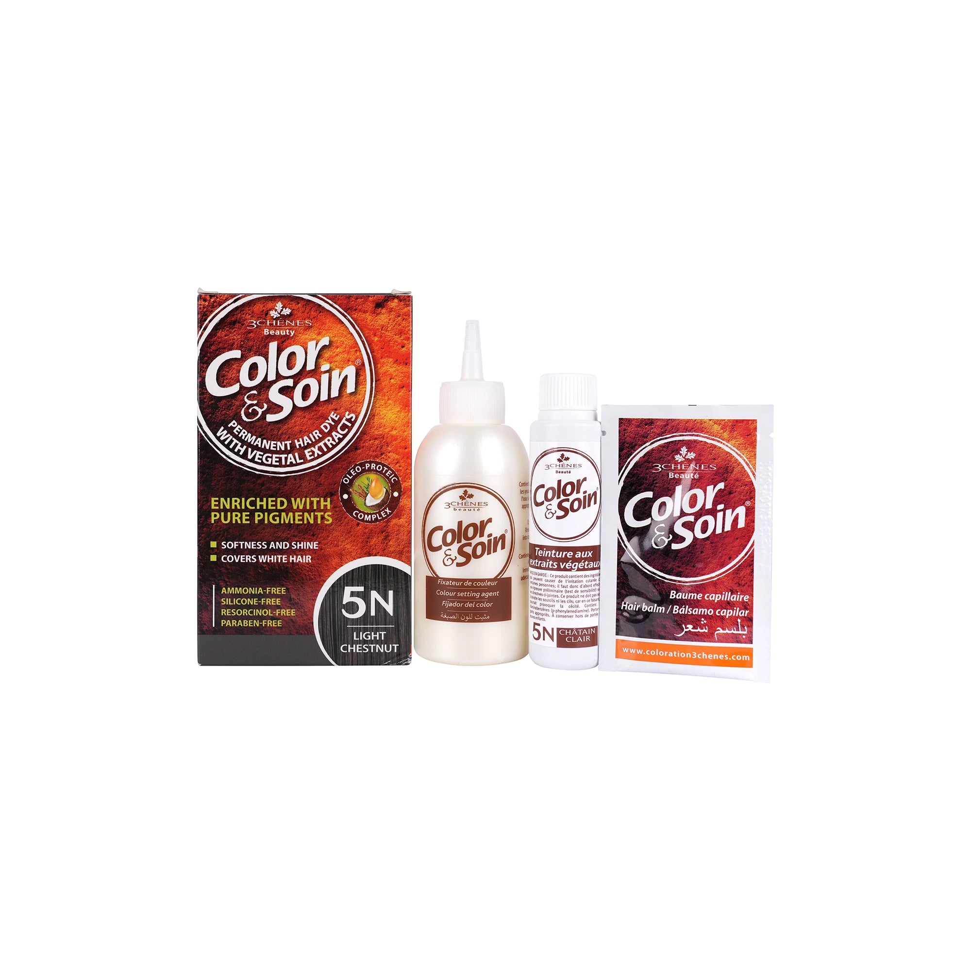 50168-3Chenes Color & Soin Light Chestnut – 5N 