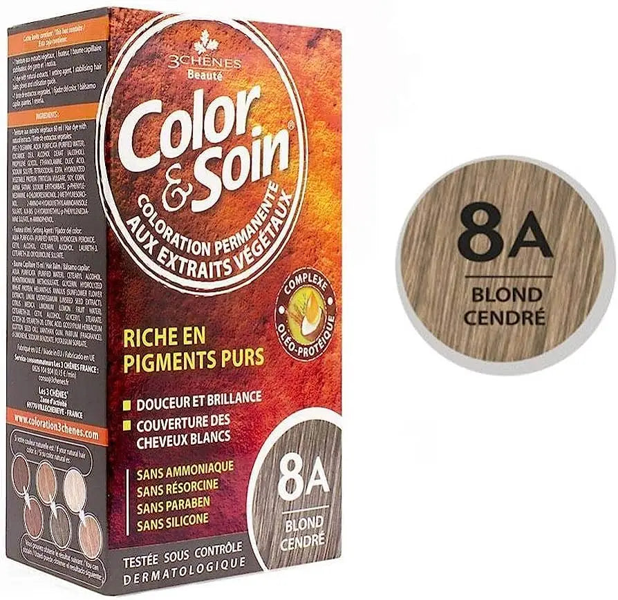 3Chenes Color & Soin Ash Blond â€“ 8A
