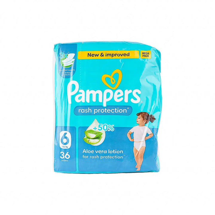 50184-Pampers Baby-Dry No.6 (13+Kg) 36Pcs