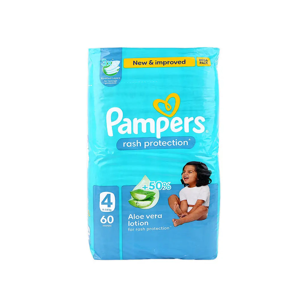 Pampers Baby-Dry No.4 (9-14Kg) 60Pcs