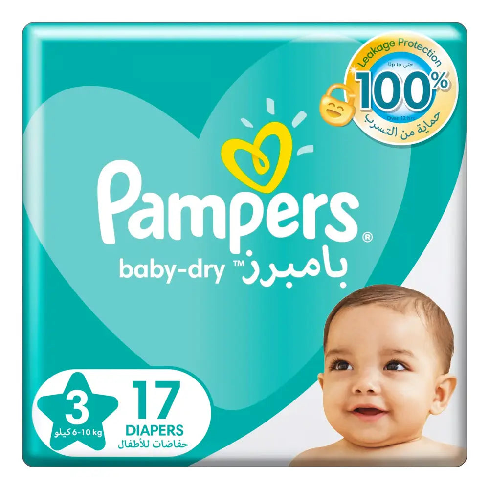 Pampers Baby-Dry No.3 (6-10Kg) 17 Pcs