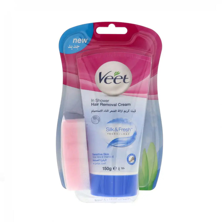 50191-Veet Hair Removal Cream In Shower 150G-Sensitive Skin