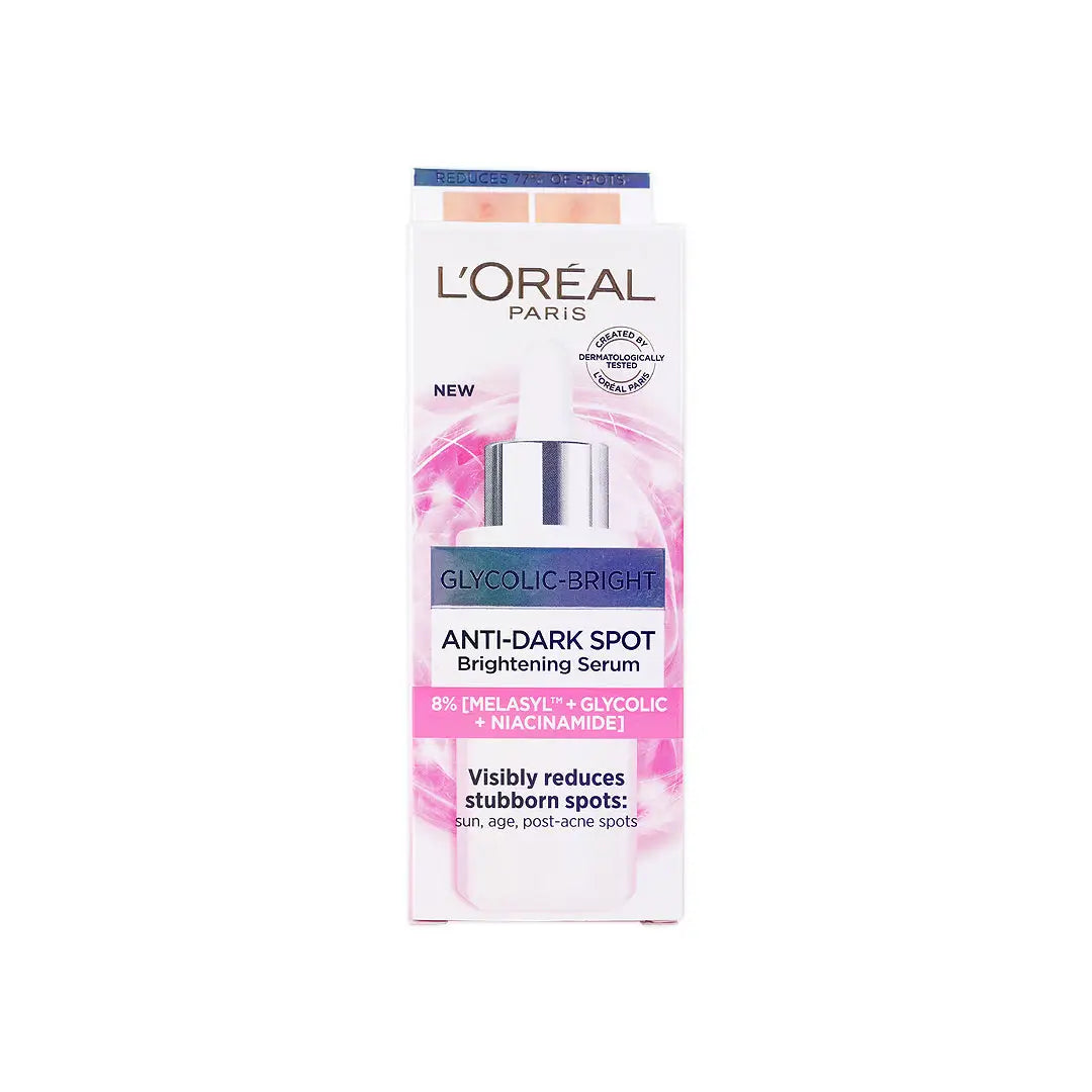 loreal glycolic bright instant glowing serum 30ml