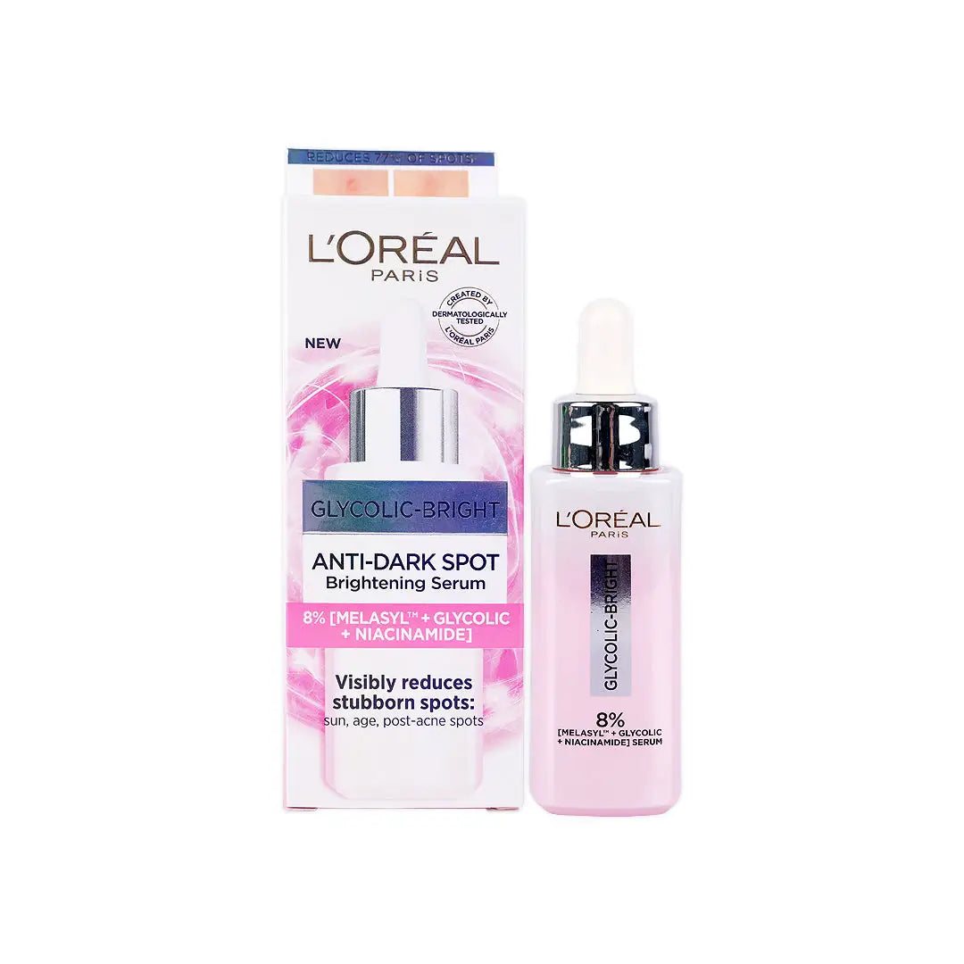 50203-L'oreal Glycolic-Bright Instant Glowing Serum 30ml +1
