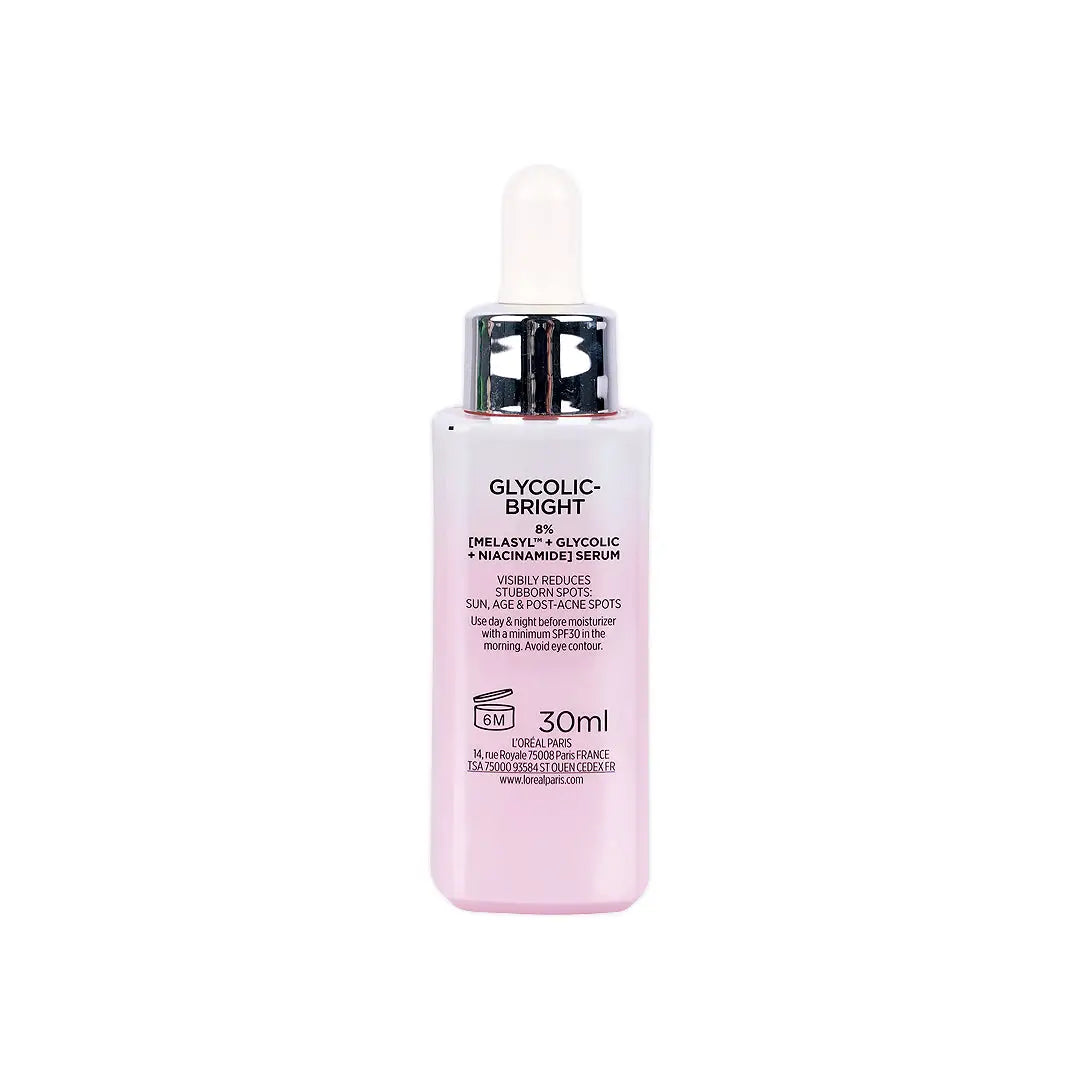 loreal glycolic bright instant glowing serum 30ml