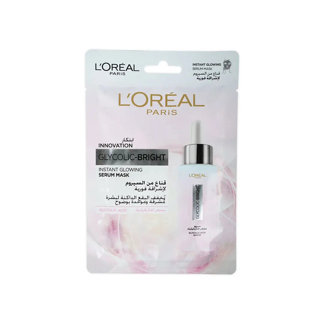 L_oreal Gycolic-Bright Instant Glowing Serum Mask 22g