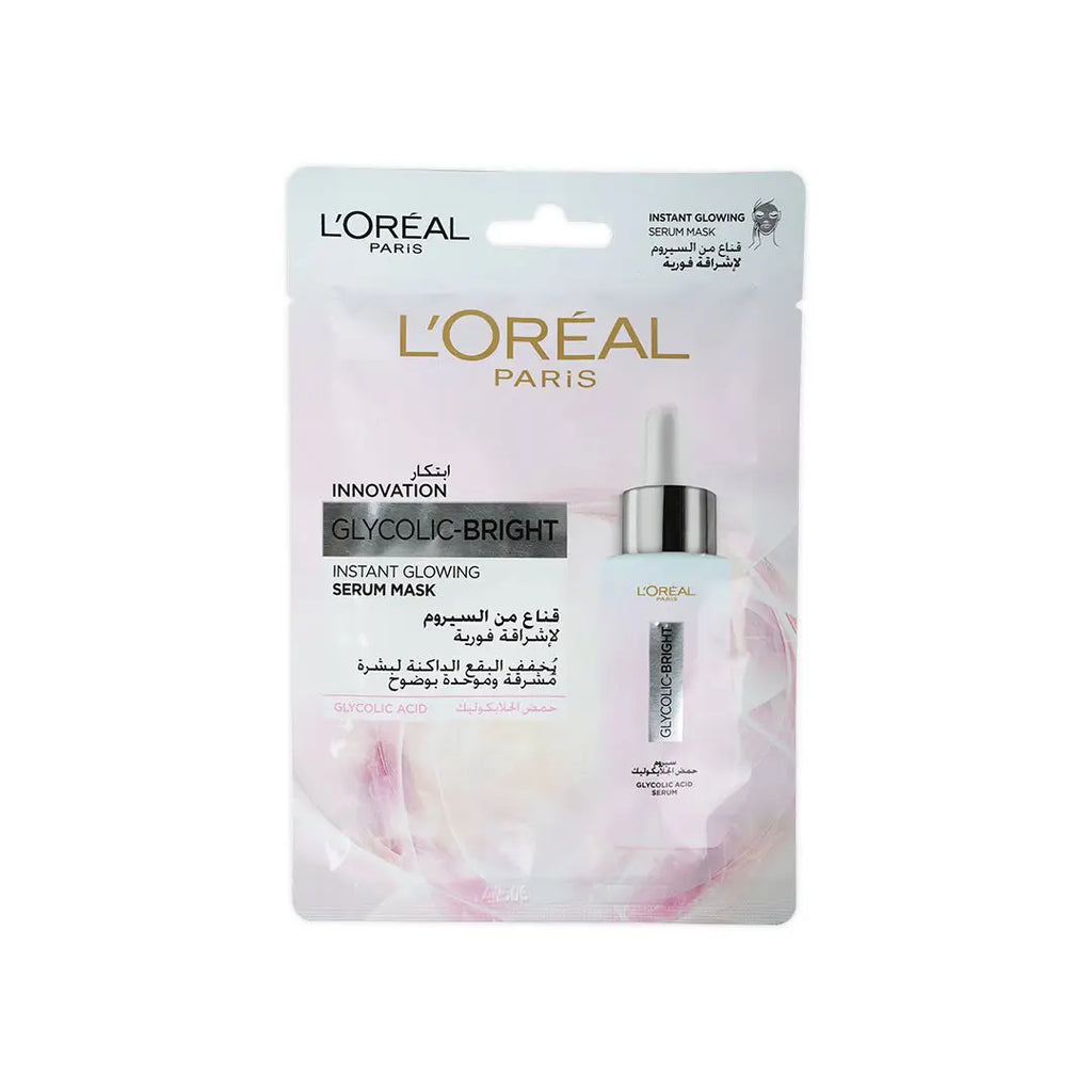 L_oreal Gycolic-Bright Instant Glowing Serum Mask 22g