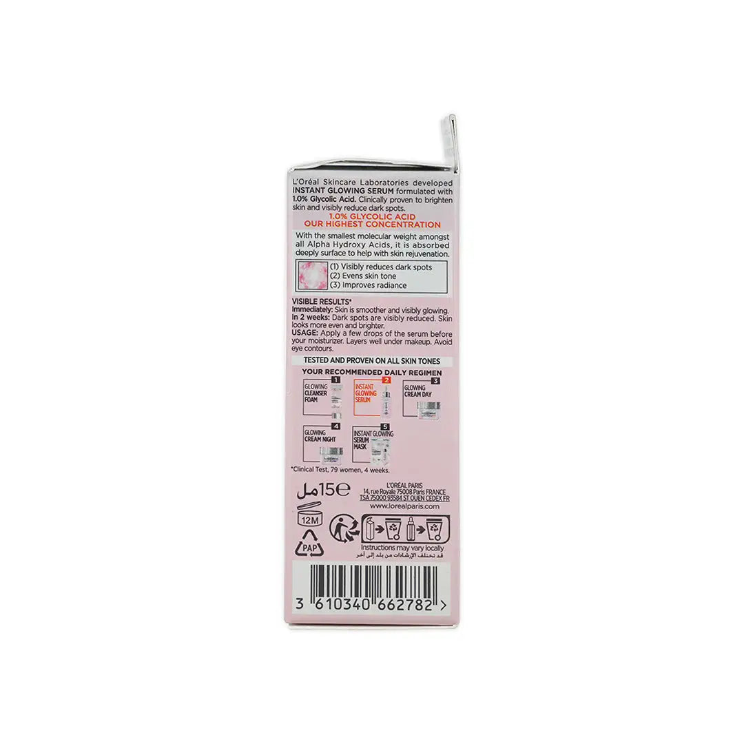 L_oreal Glycolic-Bright Instant Glowing Serum 15ml