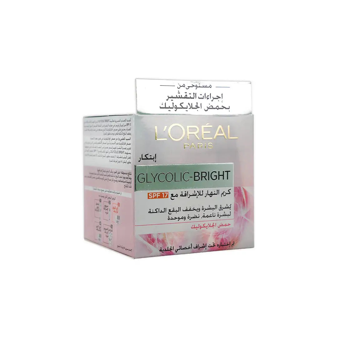 L_oreal Glycolic-Bright Glowing Cream Spf 17 50ml - Day