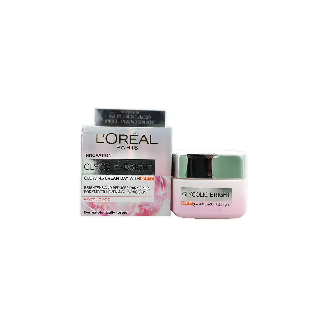 L_oreal Glycolic-Bright Glowing Cream Spf 17 50ml - Day