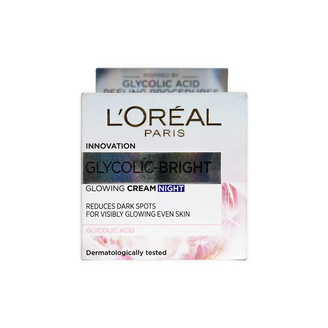 L_oreal Glycolic-Bright Glowing Cream 50ml -Night