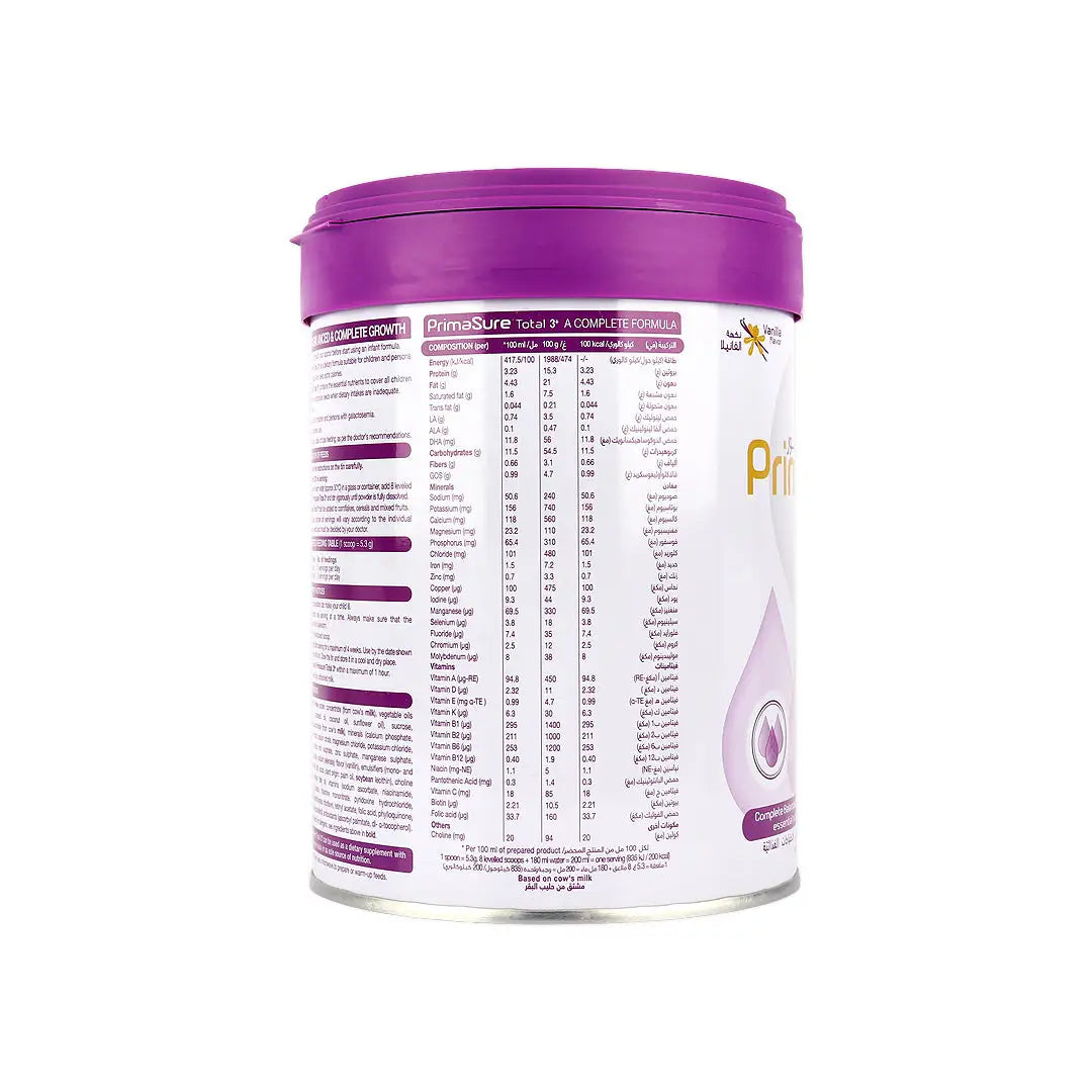 50211-Primasure Total 3+ Milk 400G +1