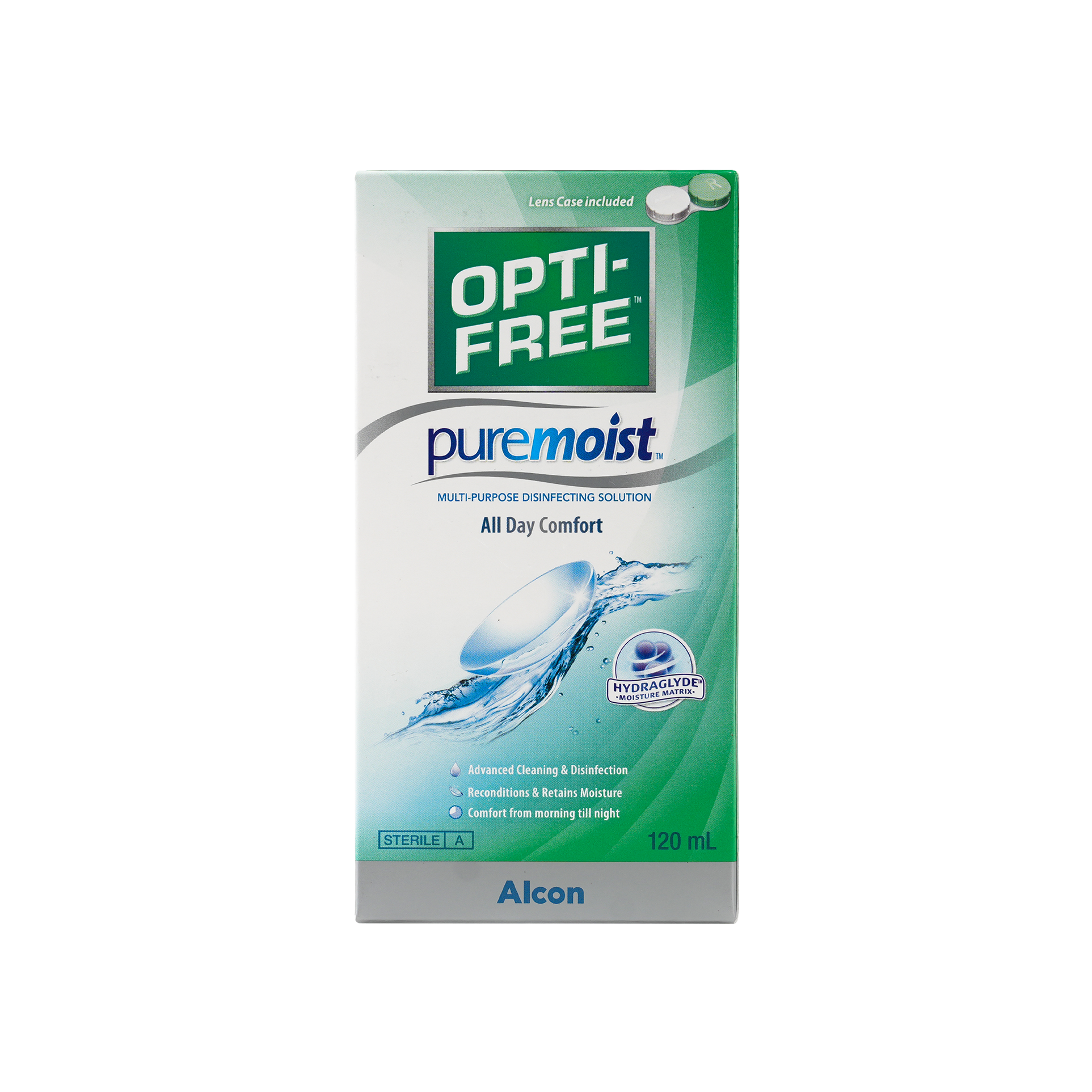 Opti Free Pure Moist Lens Solution 120ml