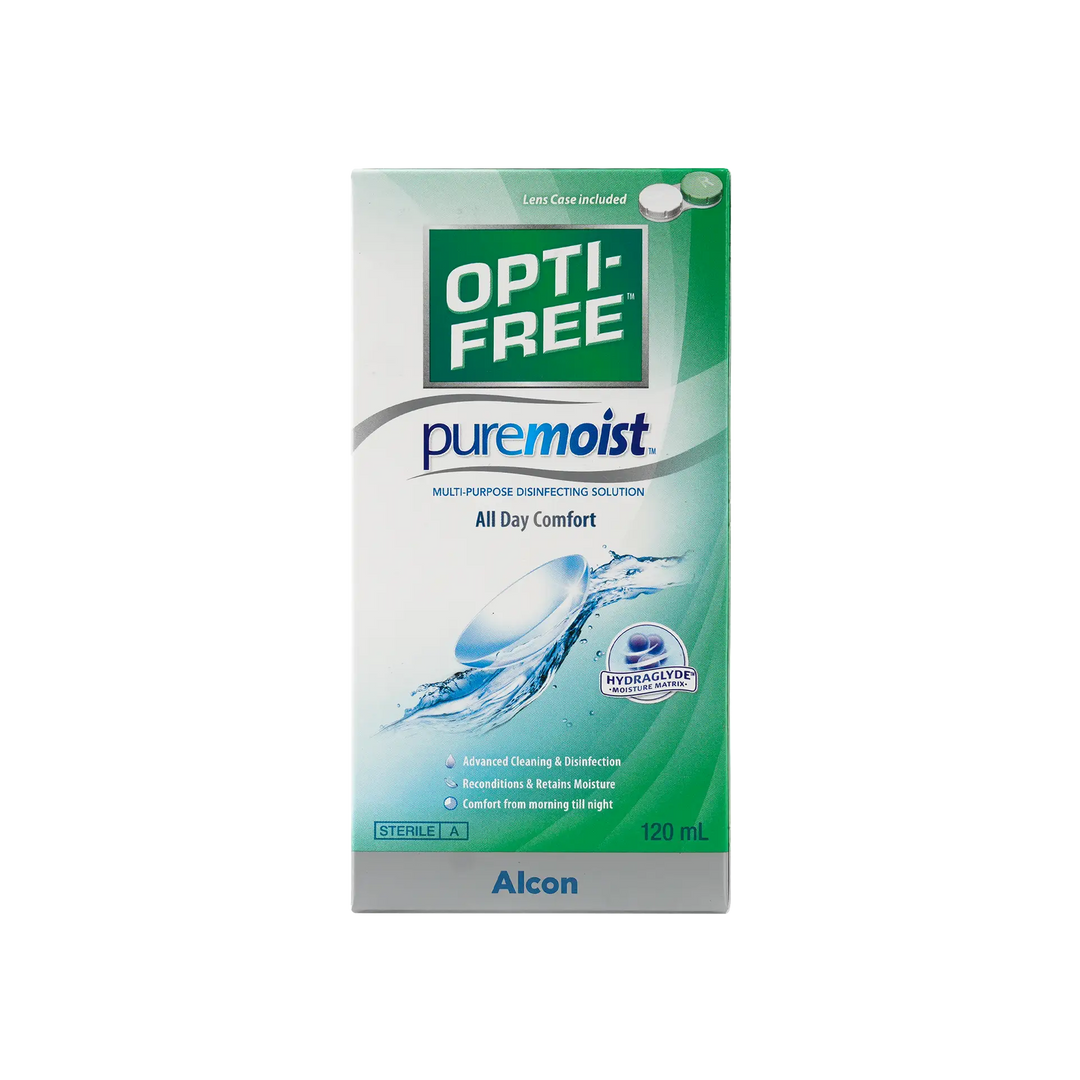 50224-Opti Free Pure Moist Lens Solution 120ml +4